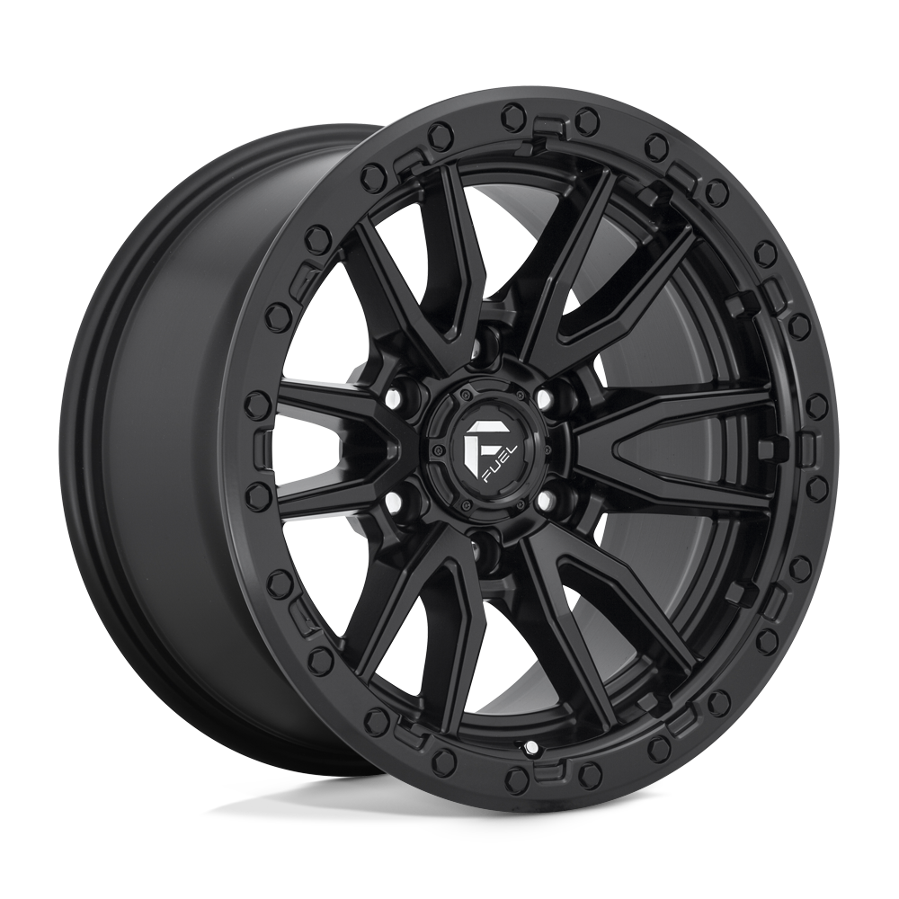 18x9 Fuel Offroad Wheels D679 REBEL 6x114.3 1 offset - hub BLACK - D67918908750