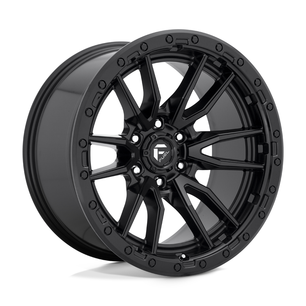 20x10 Fuel Offroad Wheels D679 REBEL 6x139.7 -18 offset 106.1 hub BLACK - D67920008447