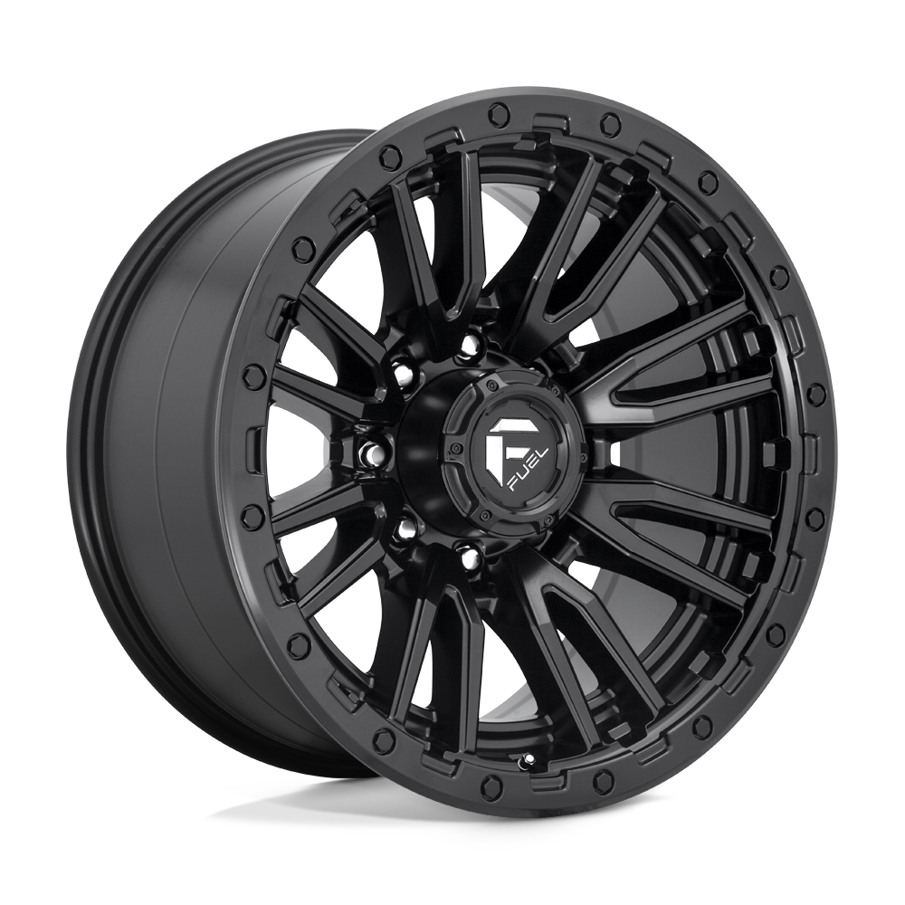 20x10 Fuel Offroad Wheels D679 REBEL 8x180 -18 offset 124.2 hub BLACK - D67920001847