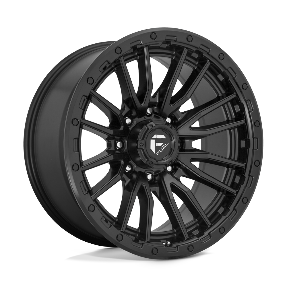 22x10 Fuel Offroad Wheels D679 REBEL 8x180 -18 offset 124.2 hub BLACK - D67922001847