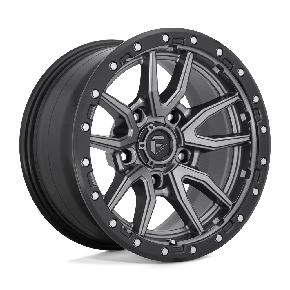 17x9 Fuel Offroad Wheels D680 REBEL 5x127 -12 offset 71.5 hub GRAY - D68017907545