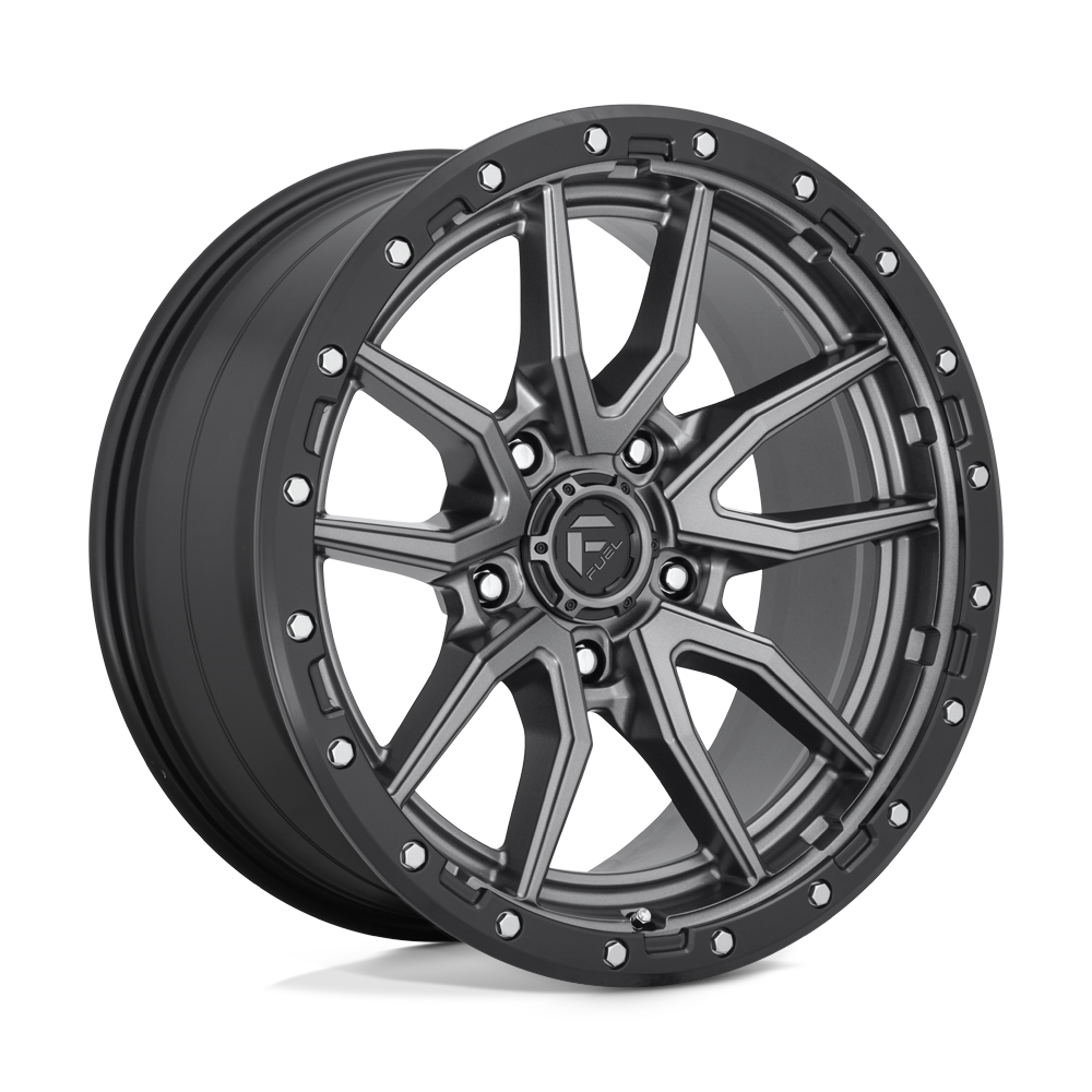 20x9 Fuel Offroad Wheels D680 REBEL 5x150 1 offset 110.1 hub GRAY - D68020905650
