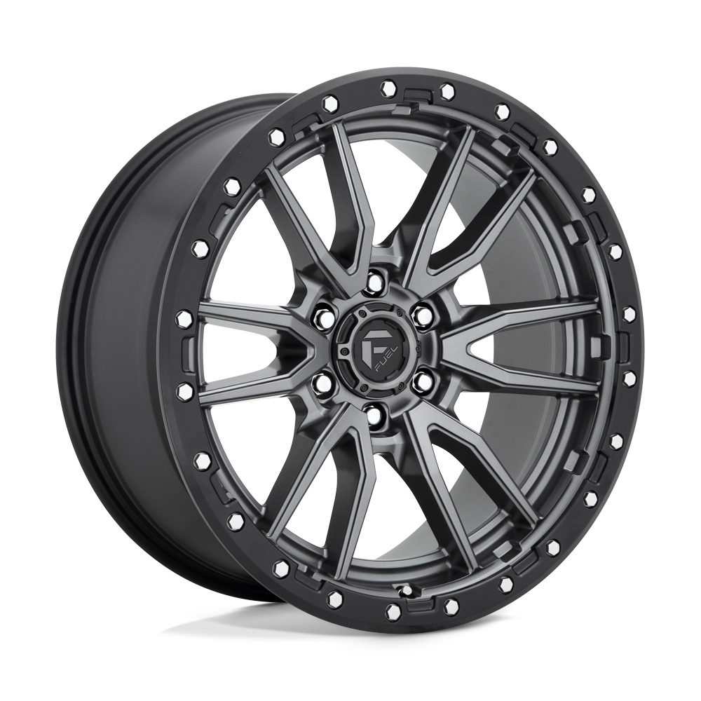 20x9 Fuel Offroad Wheels D680 REBEL 6x139.7 20 offset 106.1 hub GRAY - D68020908457