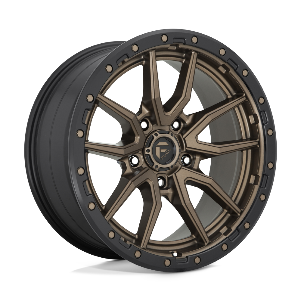 20x9 Fuel Offroad Wheels D681 REBEL 5x127 1 offset 71.5 hub BRONZE - D68120907550