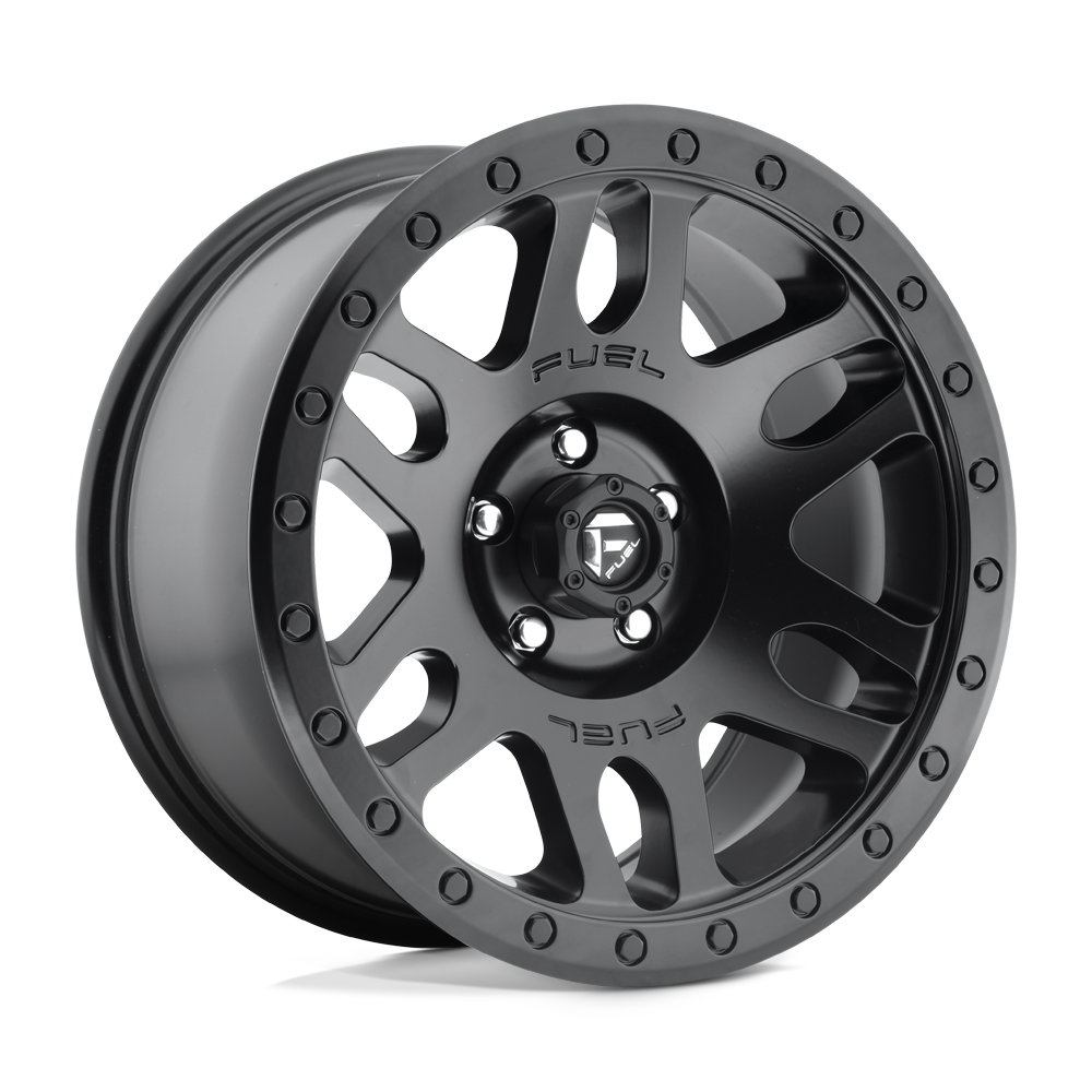 17x8.5 Fuel Offroad Wheels D584 RECOIL 6x139.7 -6 offset 108 hub BLACK - D58417858345