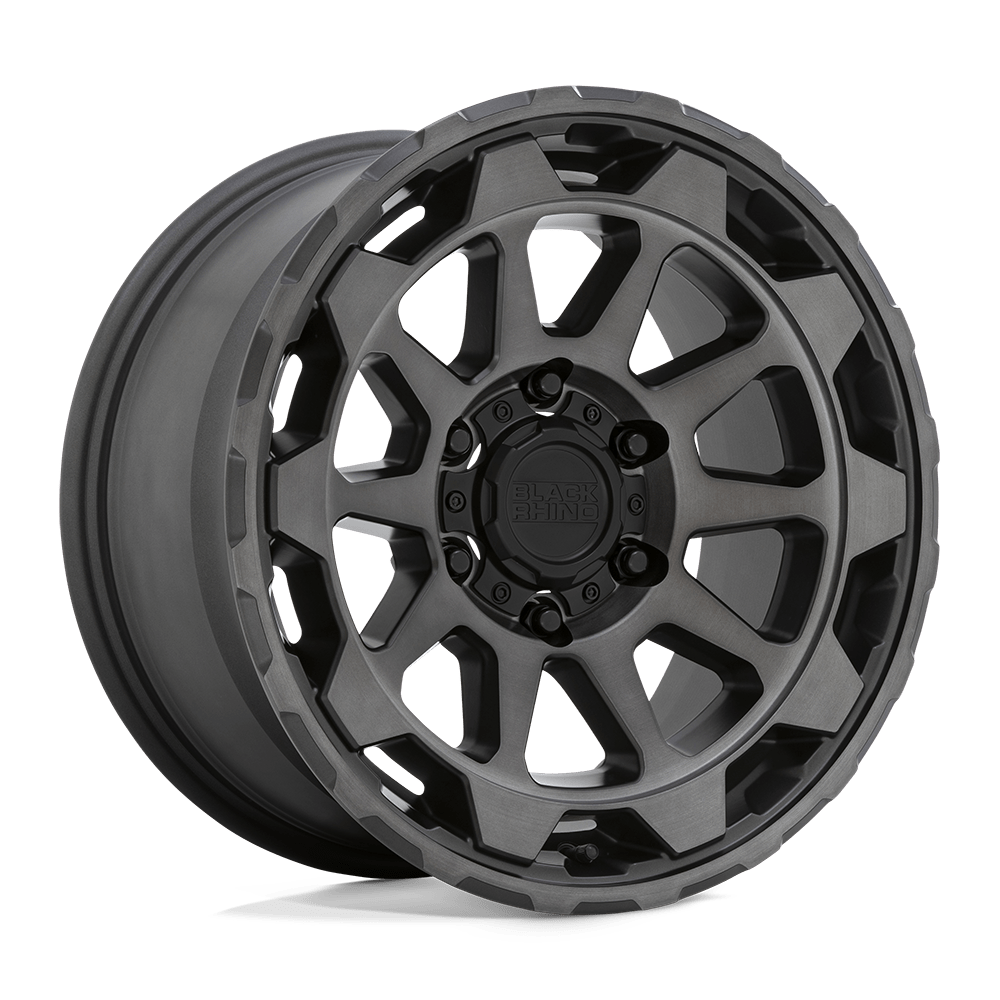 17x8.5 Black Rhino Hard Alloys ROTOR 6x139.7 12 offset 112.1 hub GRAY - 1785RTR126140G12