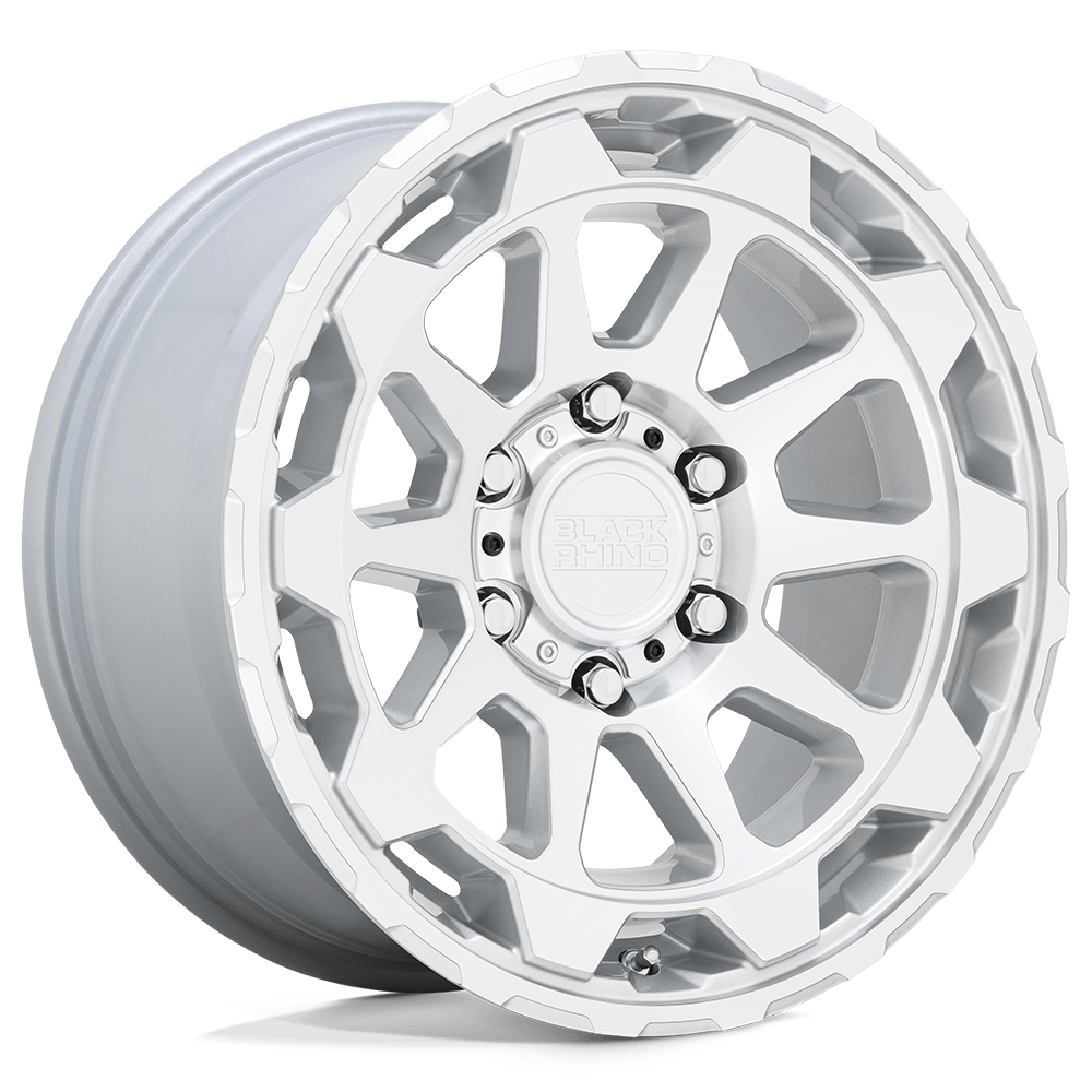17x8.5 Black Rhino Hard Alloys ROTOR 5x127 -18 offset 71.5 hub SILVER - 1785RTR-85127S71