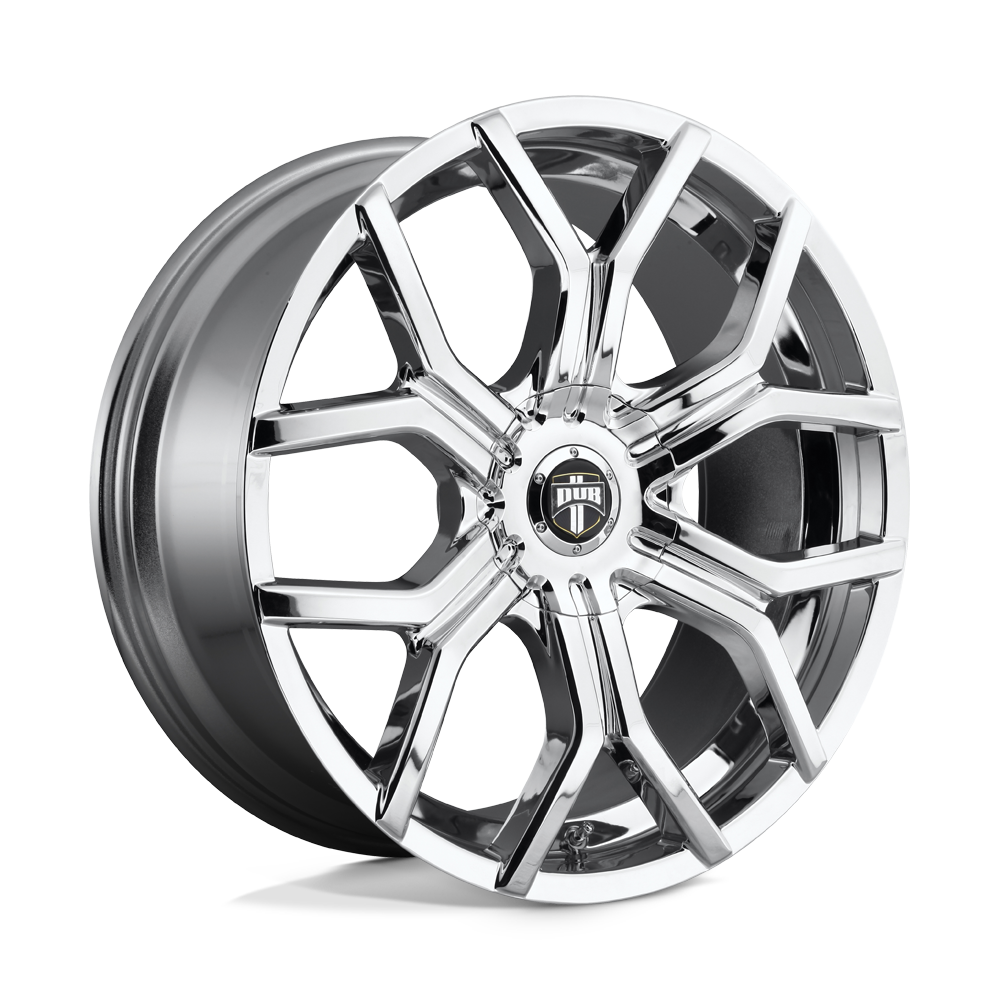22x9.5 DUB Wheels S207 ROYALTY 6x135/6x139.7 30 offset 87.1 hub CHROME - S207229597+30