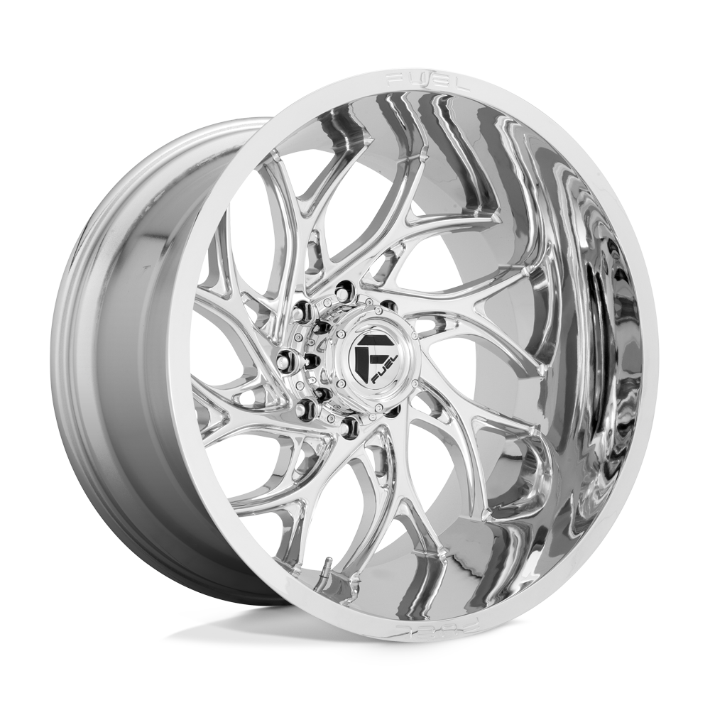 22x12 Fuel Offroad Wheels D740 RUNNER 8x165.1 -44 offset 125.1 hub CHROME - D74022208247
