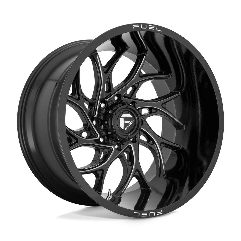 22x12 Fuel Offroad Wheels D741 RUNNER 8x170 -44 offset 125.1 hub BLACK - D74122201747