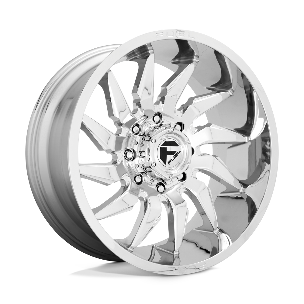 20x9 Fuel Offroad Wheels D743 SABER 6x139.7 1 offset 106.1 hub CHROME - D74320908450