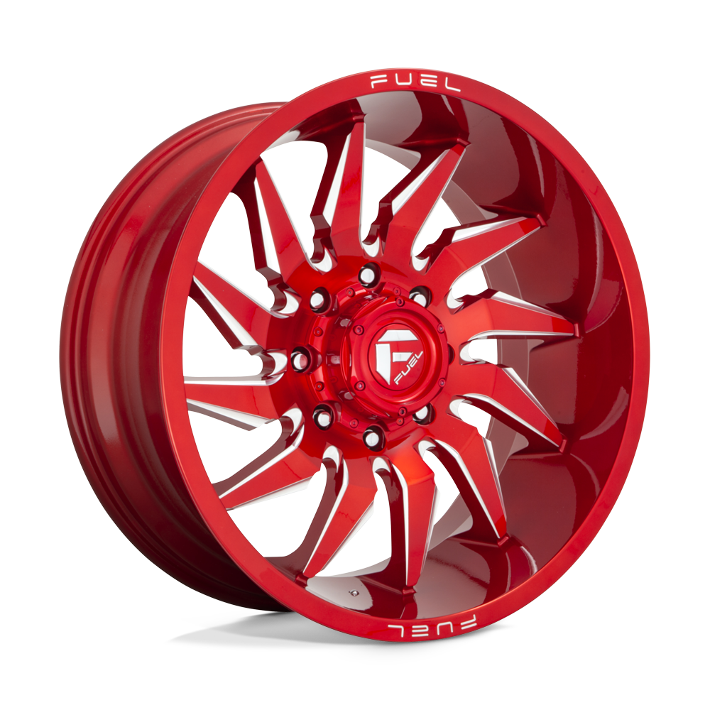 22x12 Fuel Offroad Wheels D745 SABER 8x170 -44 offset 125.1 hub RED - D74522201747