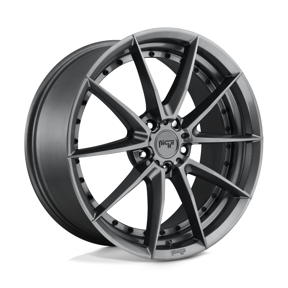 19x9.5 Niche Wheels M197 SECTOR 5x114.3 35 offset 72.56 hub GRAY - M197199565+35