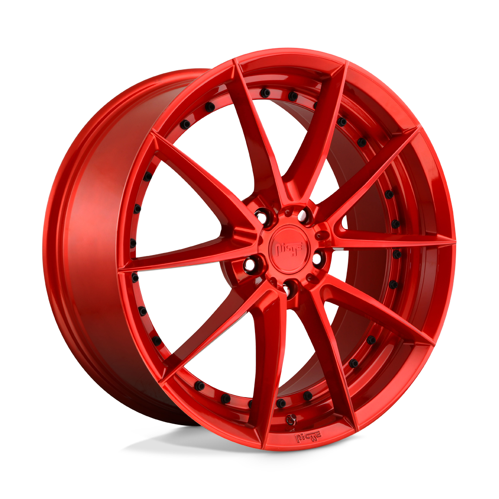 19x9.5 Niche Wheels M213 SECTOR 5x112 48 offset 66.56 hub RED - M2131995F8+48