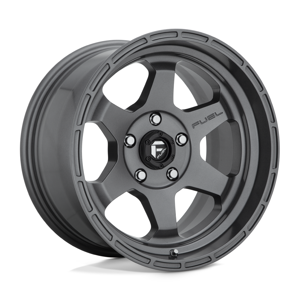 17x9 Fuel Offroad Wheels D665 SHOK 5x150 -12 offset 110.1 hub GRAY - D66517905645