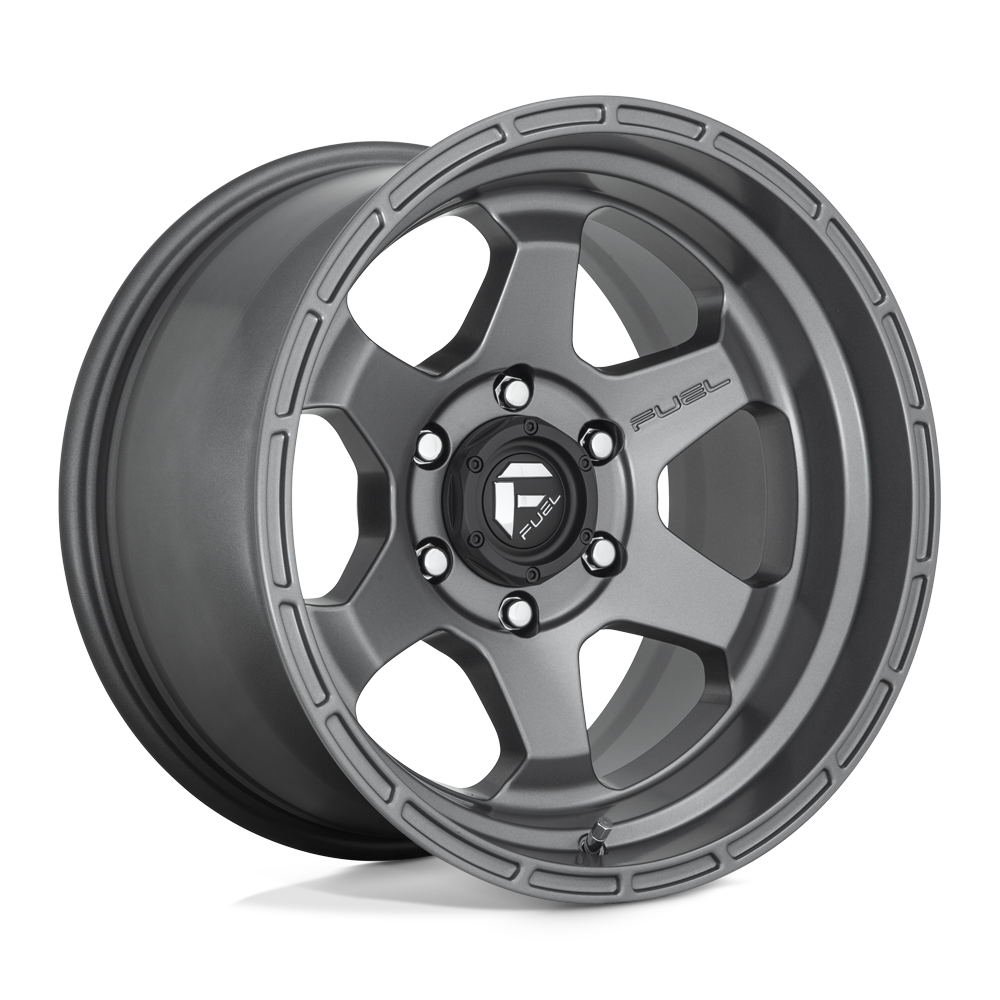 17x10 Fuel Offroad Wheels D665 SHOK 6x139.7 -18 offset 106.1 hub GRAY - D66517008447E