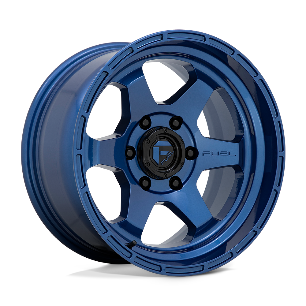 17x9 Fuel Offroad Wheels D739 SHOK 6x139.7 -12 offset 106.1 hub BLUE - D73917908445