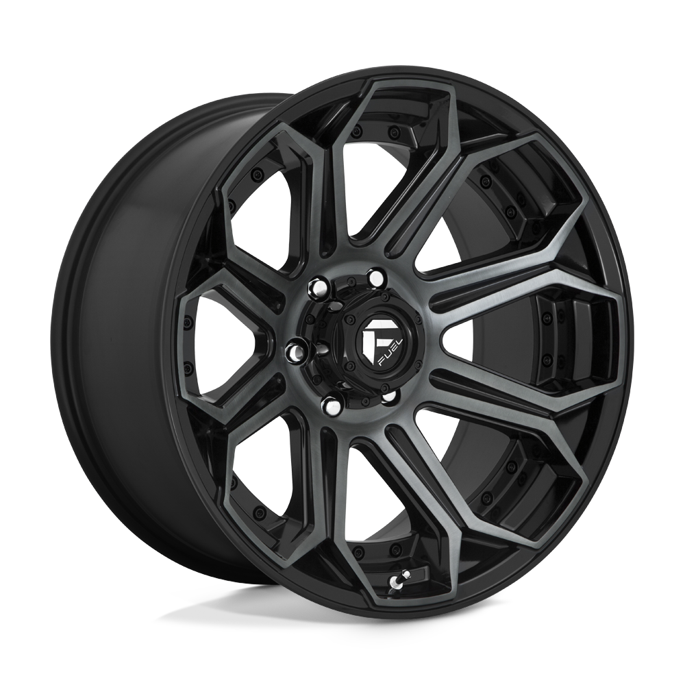 22x10 Fuel Offroad Wheels D704 SIEGE 6x135 -18 offset 87.1 hub MACHINED - D70422008947