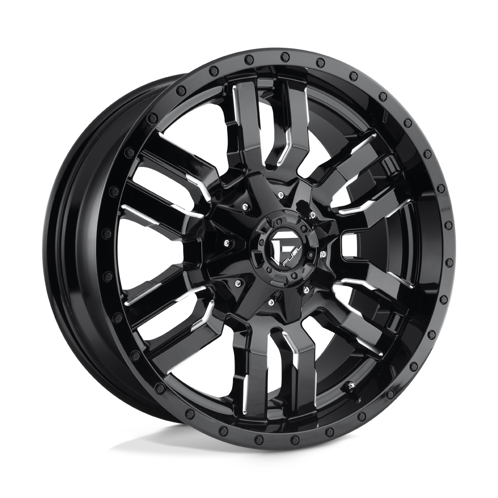 20x10 Fuel Offroad Wheels D595 SLEDGE 5x114.3/5x127 -18 offset 78.1 hub BLACK - D59520002647