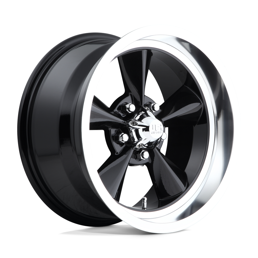 15x7 US Mas Wheels U107 STANDARD 5x114.3 -5 offset 72.56 hub BLACK - U10715706537