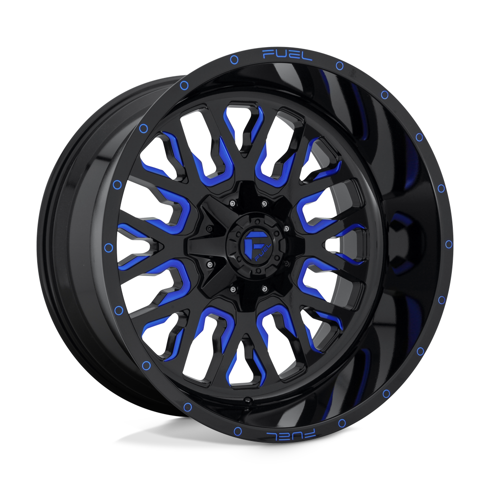 22x12 Fuel Offroad Wheels D645 STROKE 8x170 -44 offset 125.1 hub BLACK - D64522201747