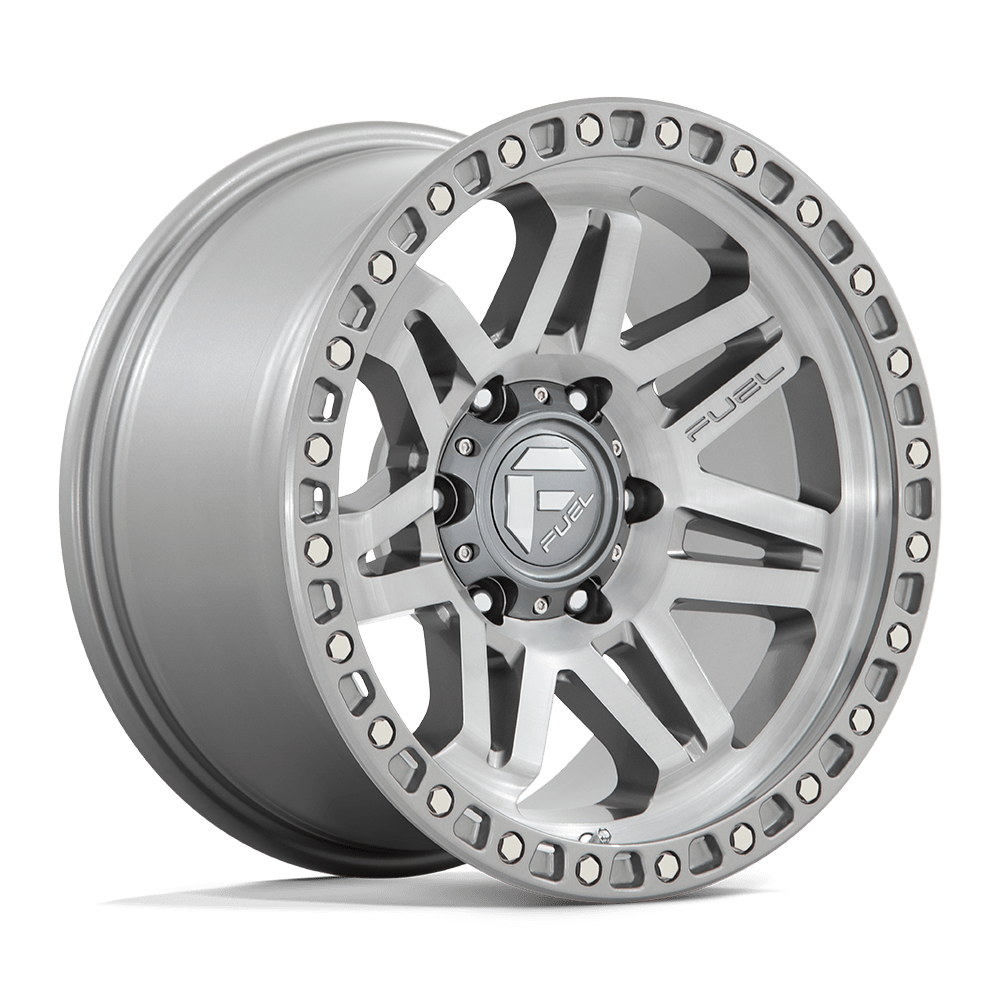 17x9 Fuel Offroad Wheels D812 SYNDICATE 6x139.7 1 offset 106.1 hub SILVER - D81217908450