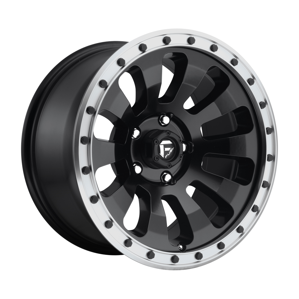 17x9 Fuel Offroad Wheels D629 TACTIC 5x127 -12 offset 78.1 hub BLACK - D62917907345