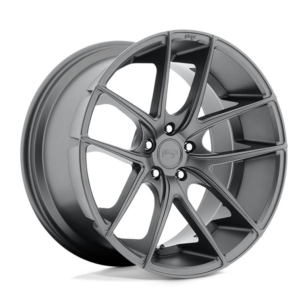 20x8.5 Niche Wheels M129 TARGA 5x130 47 offset 71.6 hub GRAY - M129208530+47