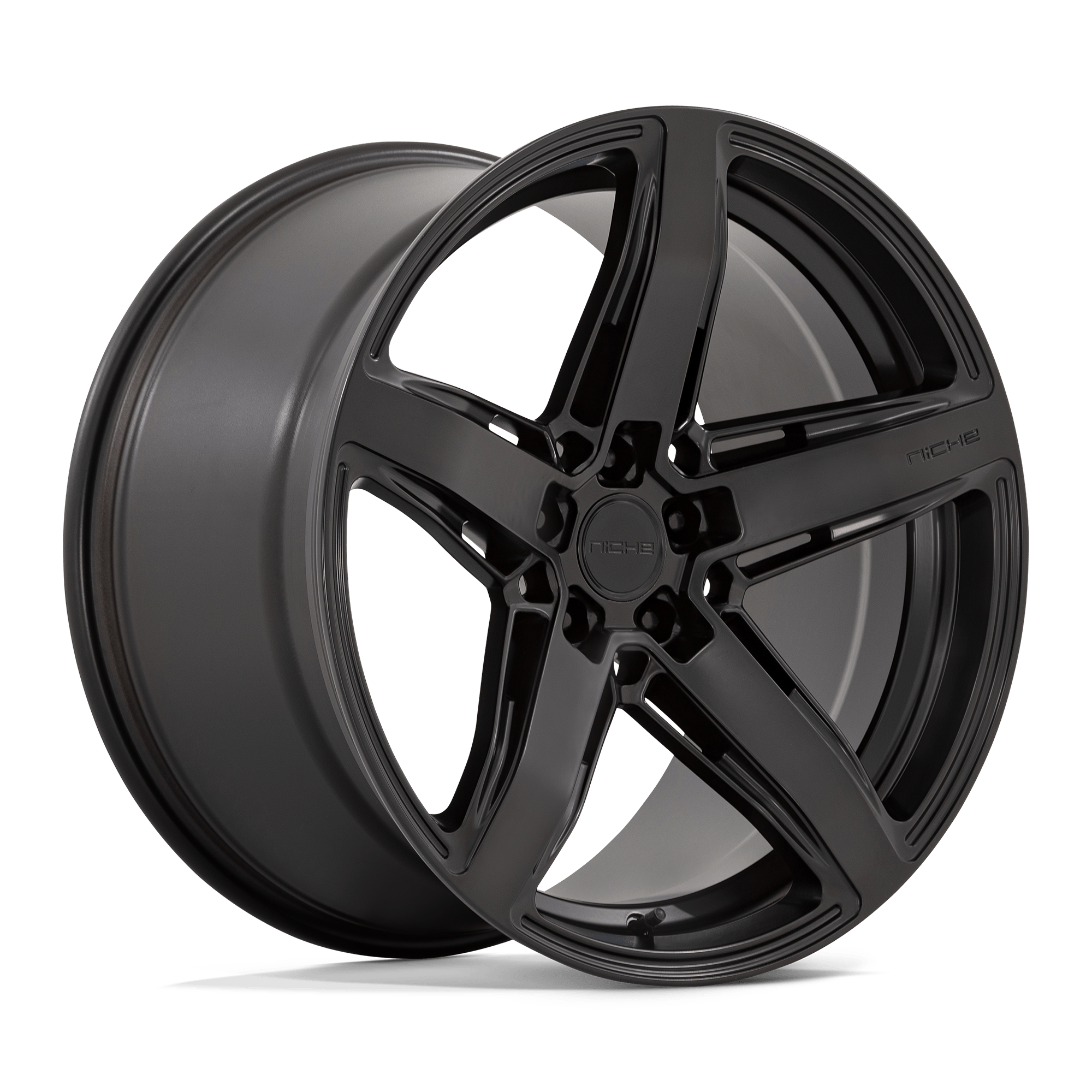 20x10.5 Niche Wheels M269 TERAMO 5x112 20 offset 66.56 hub BLACK - M269200544+20