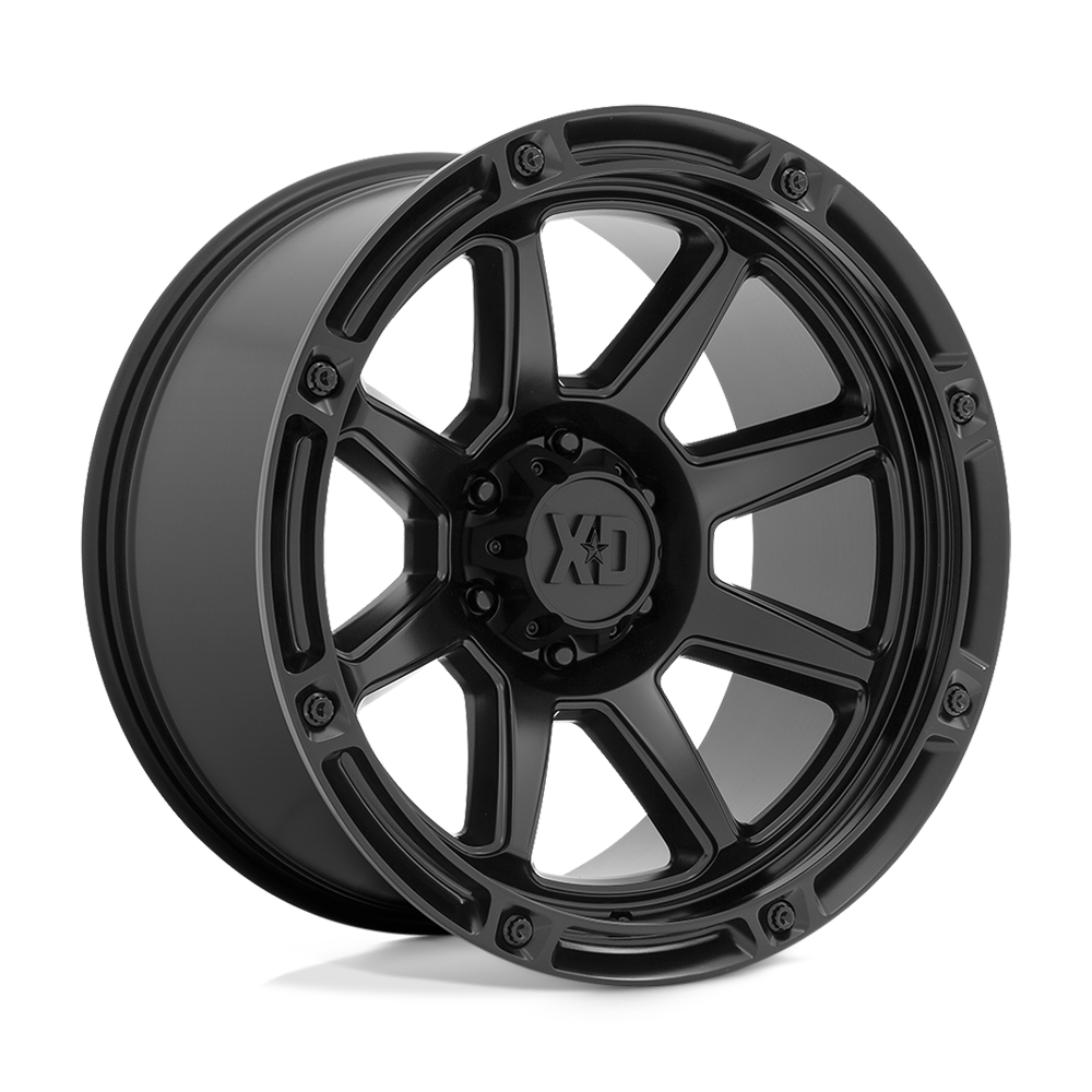 20x9 XD Series Offroad XD863 8x165.1 0 offset 125.1 hub BLACK - XD86329080700