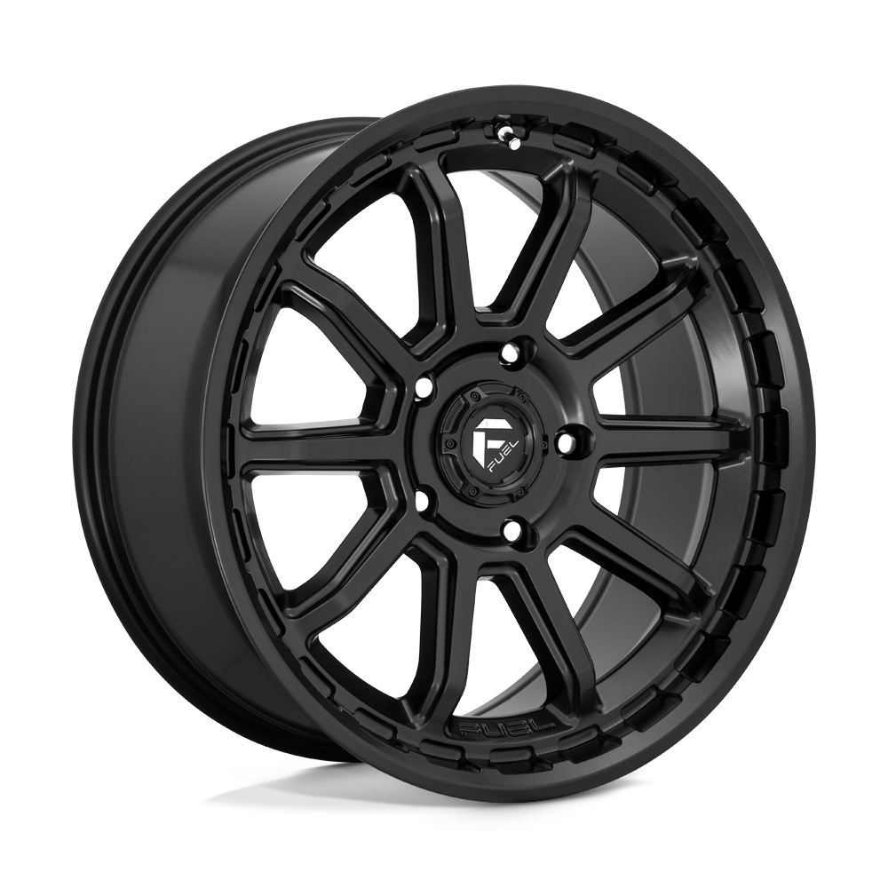 18x9 Fuel Offroad Wheels D689 TORQUE 6x135 -12 offset 87.1 hub BLACK - D68918908945