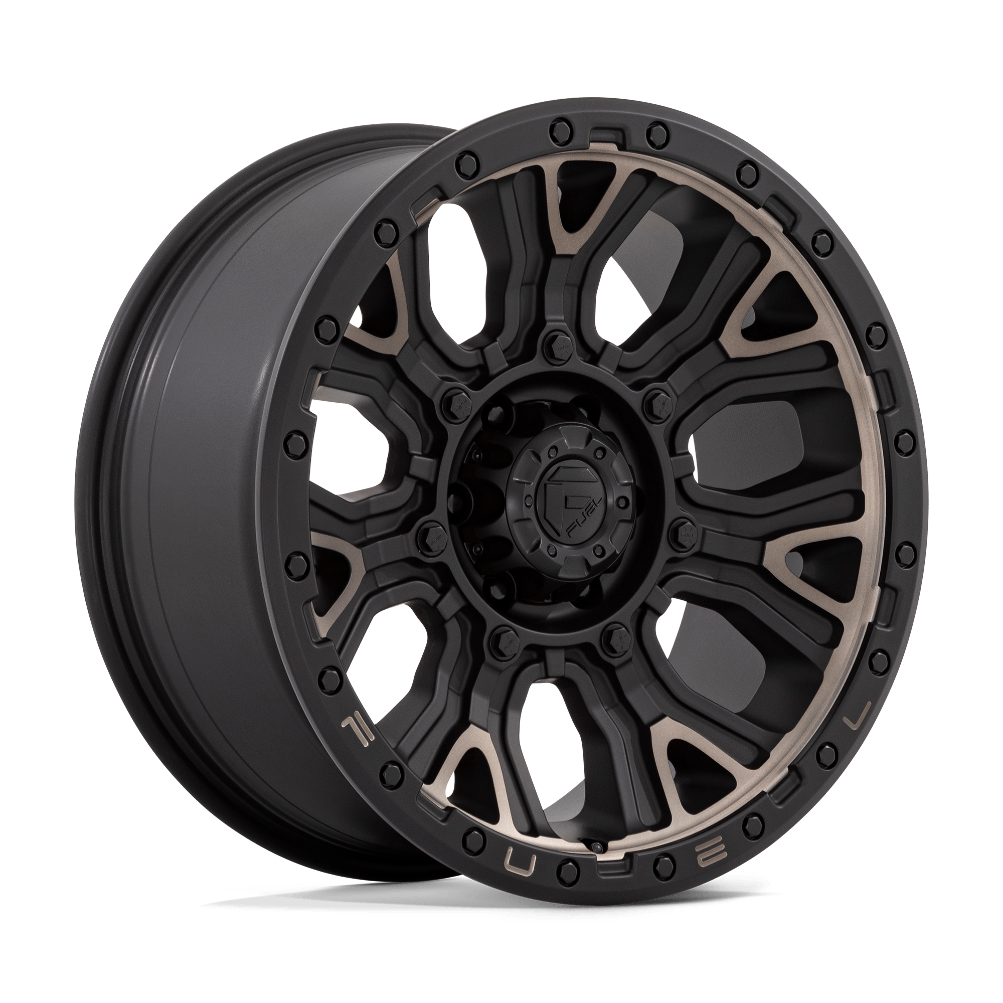 20x9 Fuel Offroad Wheels D824 TRACTION 6x135 1 offset 87.1 hub BLACK - D82420908950