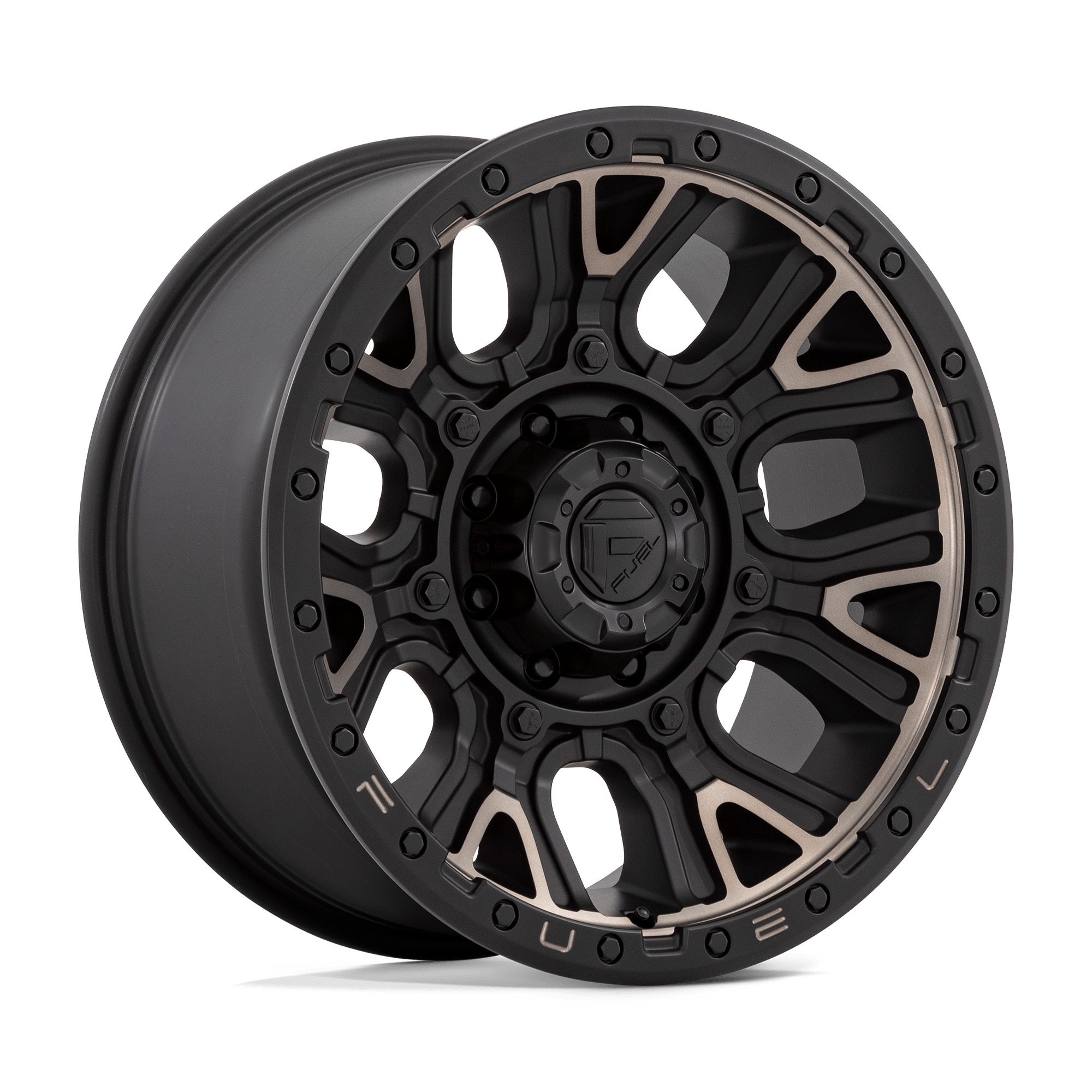 20x9 Fuel Offroad Wheels D824 TRACTION 8x170 1 offset 125.1 hub BLACK - D82420901750