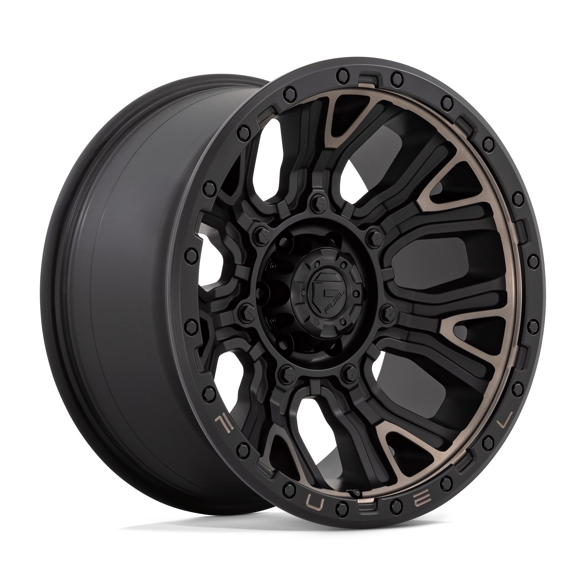 20x10 Fuel Offroad Wheels D824 TRACTION 6x135 -18 offset 87.1 hub BLACK - D82420008947