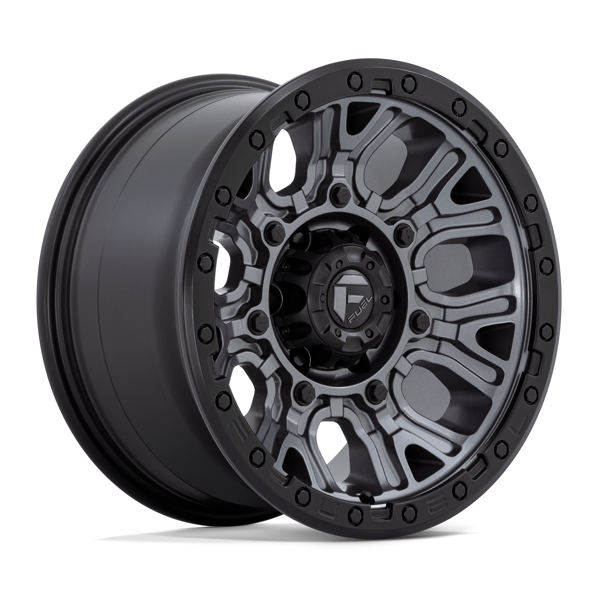 17x9 Fuel Offroad Wheels D825 TRACTION 6x139.7 1 offset 106.1 hub GRAY - D82517908450