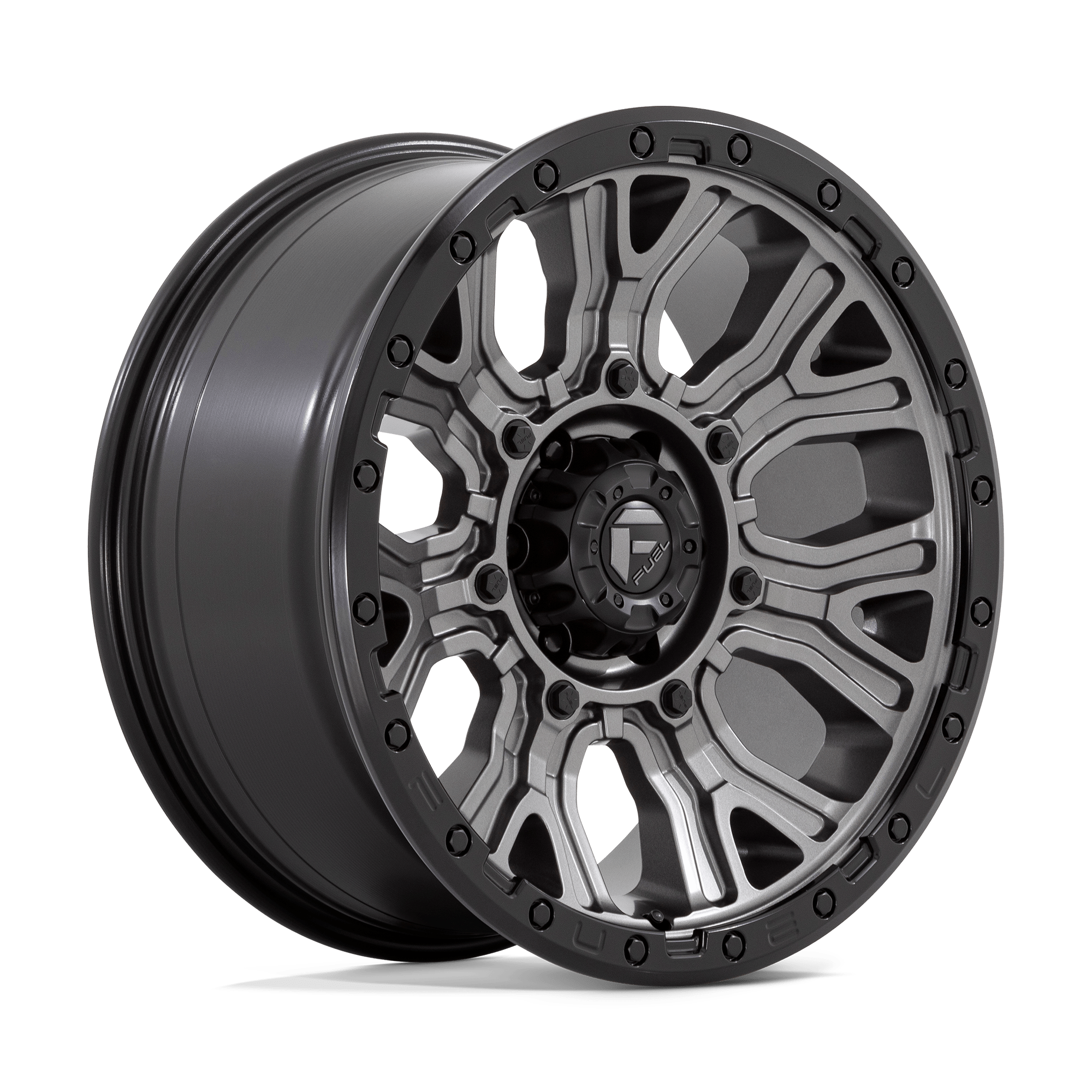 20x9 Fuel Offroad Wheels D825 TRACTION 6x135 1 offset 87.1 hub GRAY - D82520908950