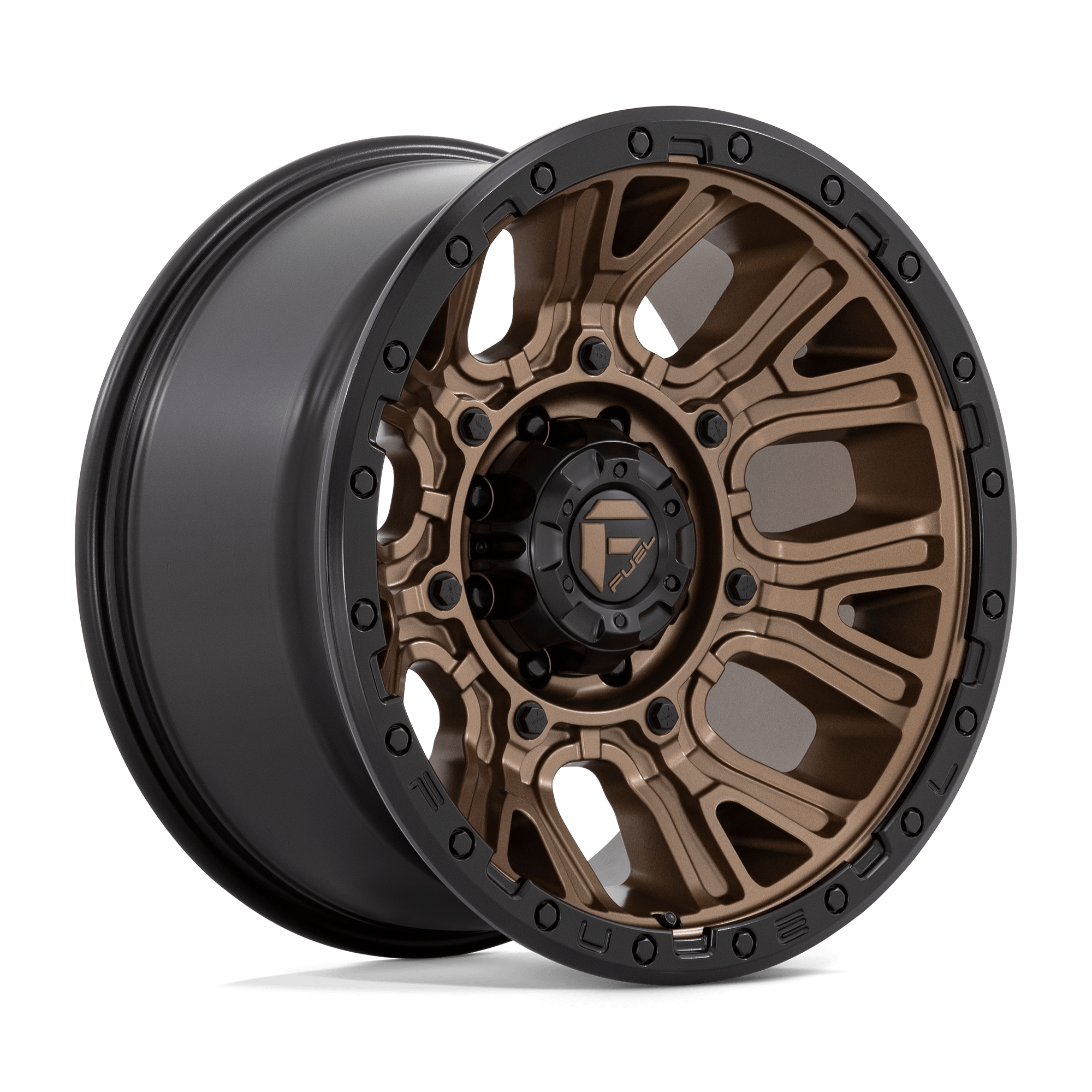 20x10 Fuel Offroad Wheels D826 TRACTION 8x180 -18 offset 124.2 hub BRONZE - D82620001847