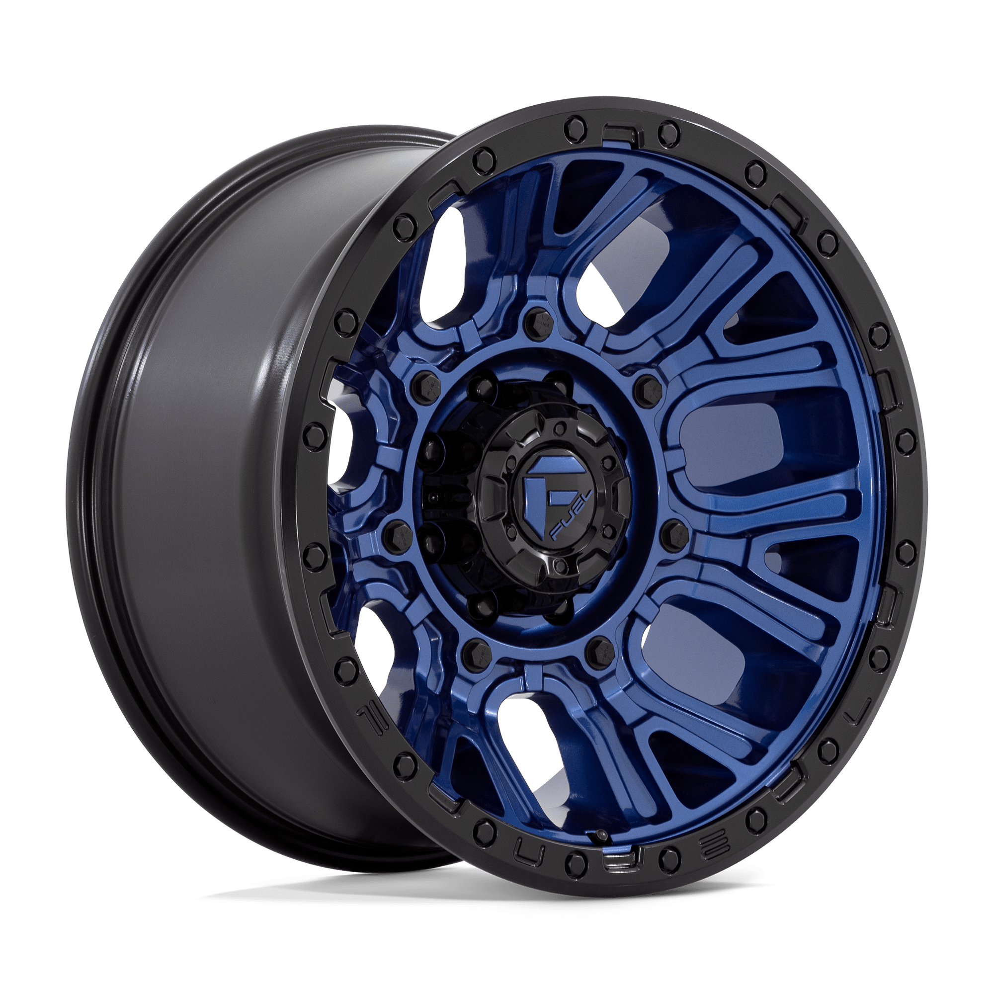 20x10 Fuel Offroad Wheels D827 TRACTION 8x170 -18 offset 125.1 hub BLUE - D82720001747