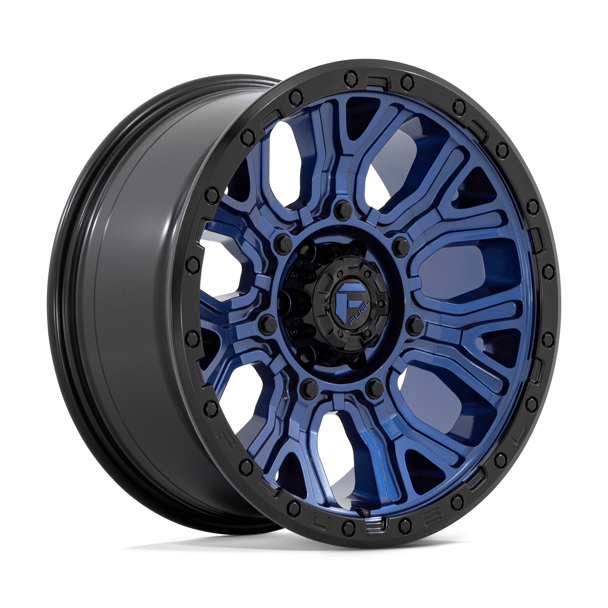 20x9 Fuel Offroad Wheels D827 TRACTION 6x135 1 offset 87.1 hub BLUE - D82720908950