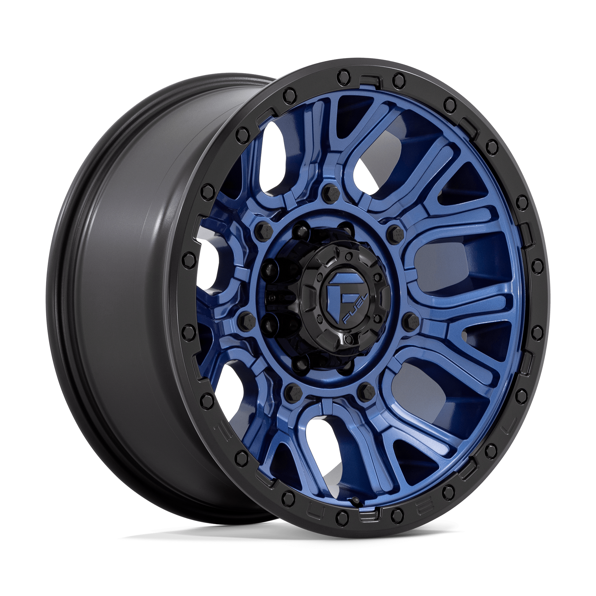 20x9 Fuel Offroad Wheels D827 TRACTION 8x170 1 offset 125.1 hub BLUE - D82720901750