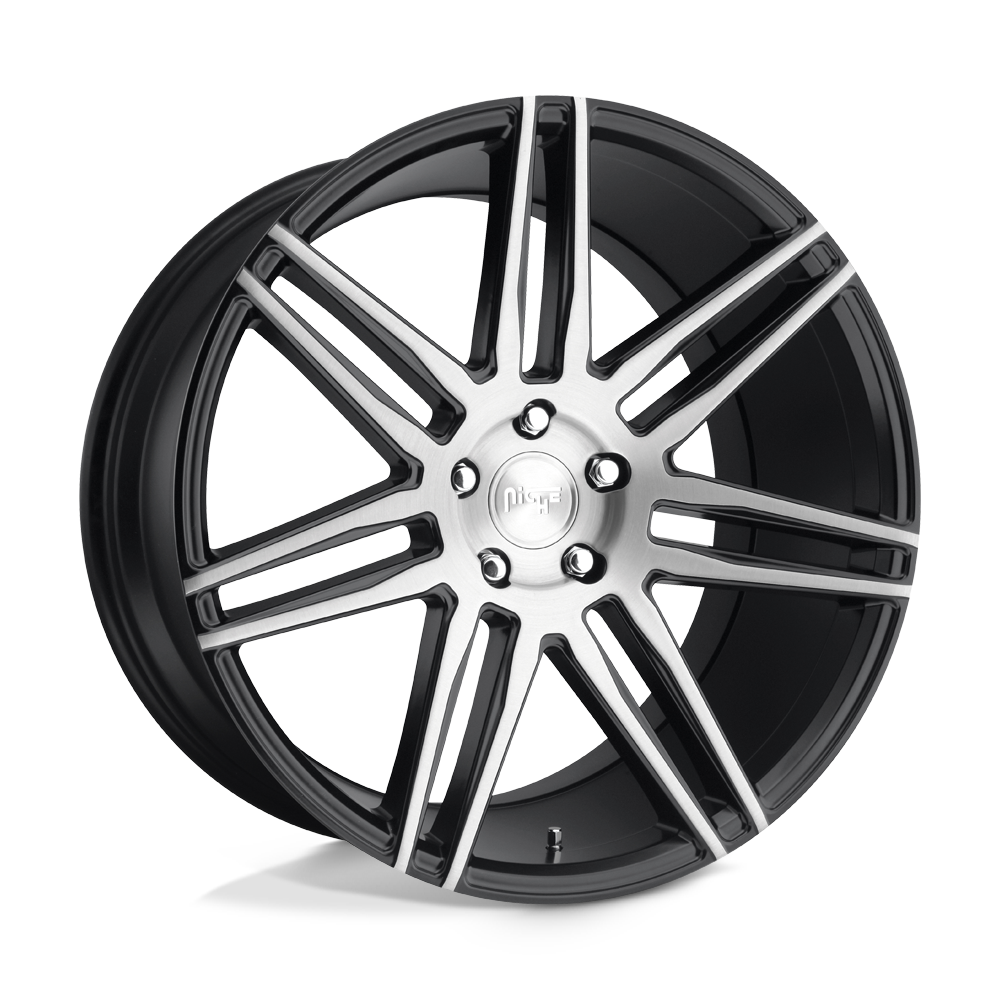 20x10.5 Niche Wheels M178 TRENTO 5x112 42 offset 66.56 hub BLACK - M178200543+42