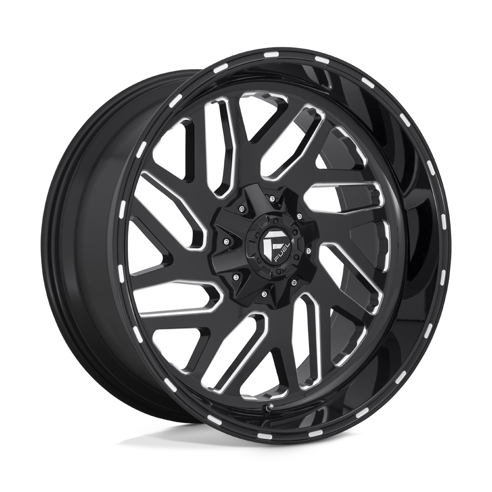22x10 Fuel Offroad Wheels D581 TRITON 6x135/6x139.7 -19 offset 106.1 hub BLACK - D58122009846