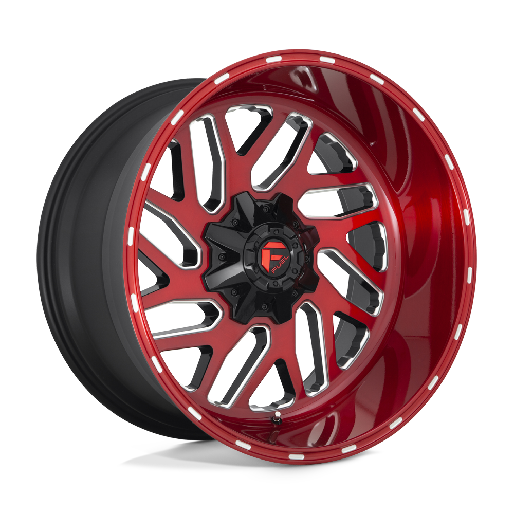 22x12 Fuel Offroad Wheels D691 TRITON 8x180 -43 offset 124.2 hub RED - D69122201847
