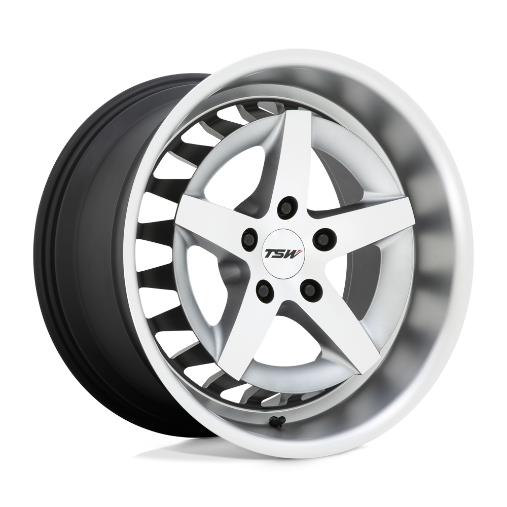 18x10 TSW Wheels DEGNER 5x112 40 offset 66.56 hub SILVER - 1810DNR405112S66