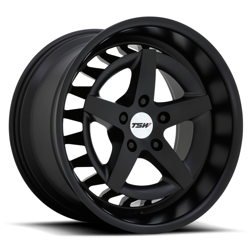 20x9 TSW Wheels DEGNER 5x112 40 offset 66.56 hub BLACK - 2090DNR405112M66