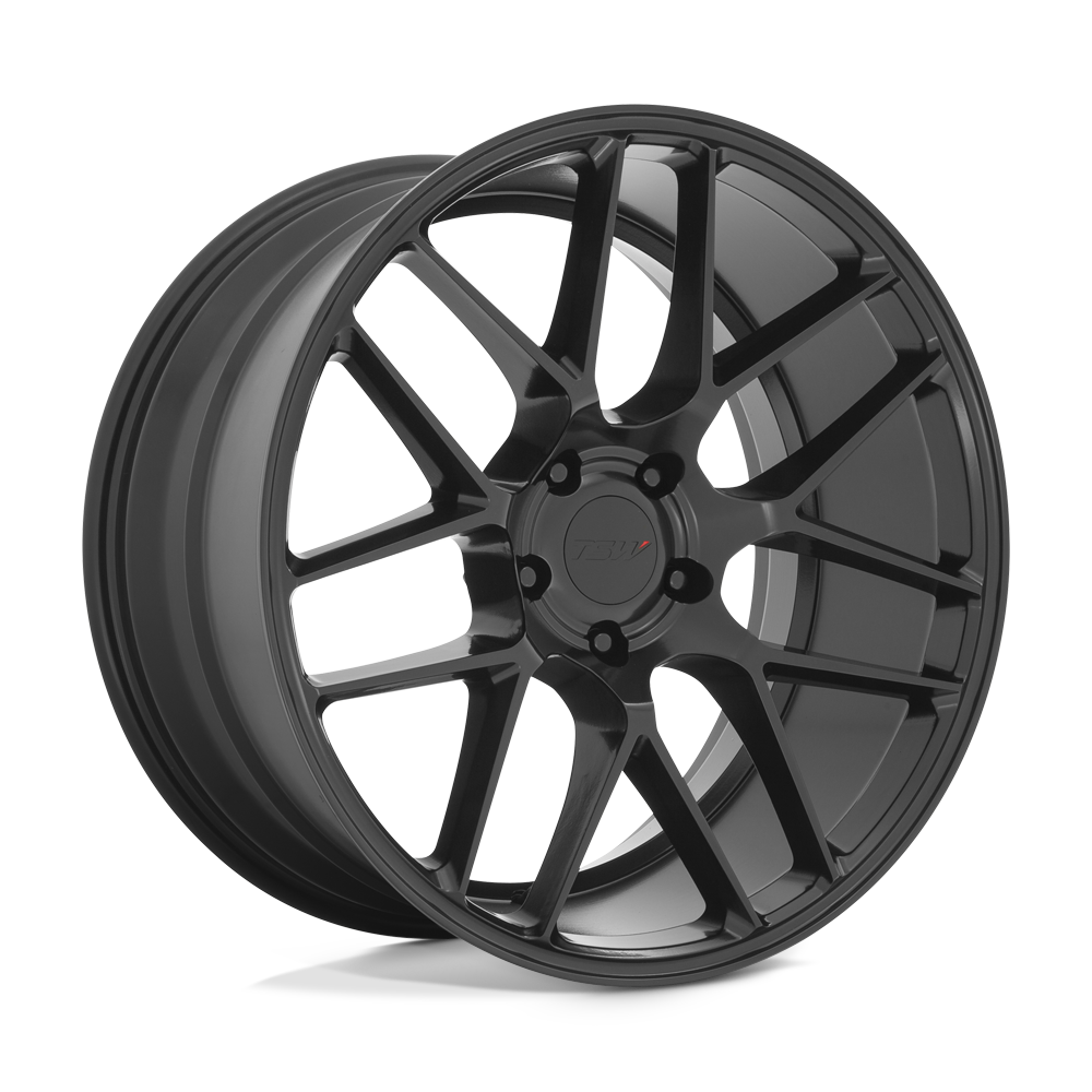 20x10 TSW Wheels TAMBURELLO 5x112 40 offset 66.56 hub BLACK - 2010TBR405112M66