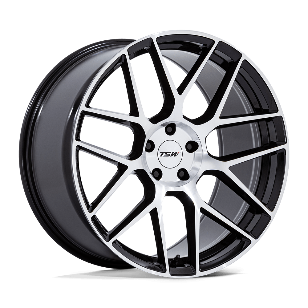 20x9 TSW Wheels TW002 LASARTHE 5x120 27 offset 74.1 hub BLACK - TW002BD20905227