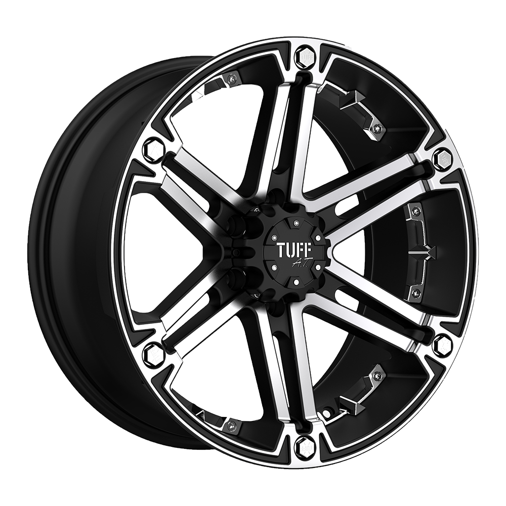 17x8 Tuff Wheels T01 5x114.3/5x127 20 offset 78.1 hub BLACK - 1780T01205D47F78C