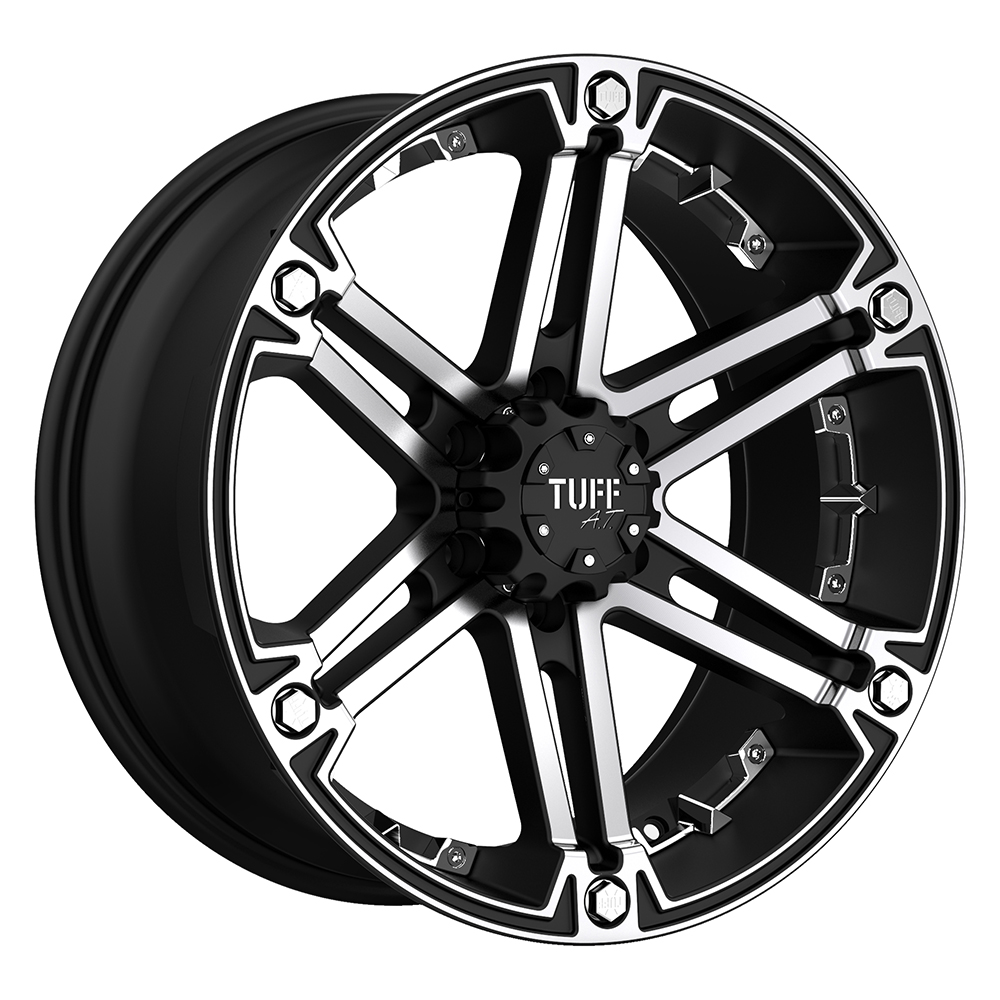 20x9 Tuff Wheels T01 6x139.7 -13 offset 108 hub BLACK - 2090T01-36140F08C
