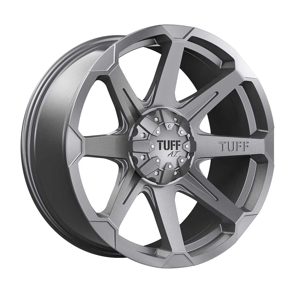 20x9 Tuff Wheels T05 5x127/5x139.7 20 offset 78.1 hub GRAY - 2090T05205D70G78
